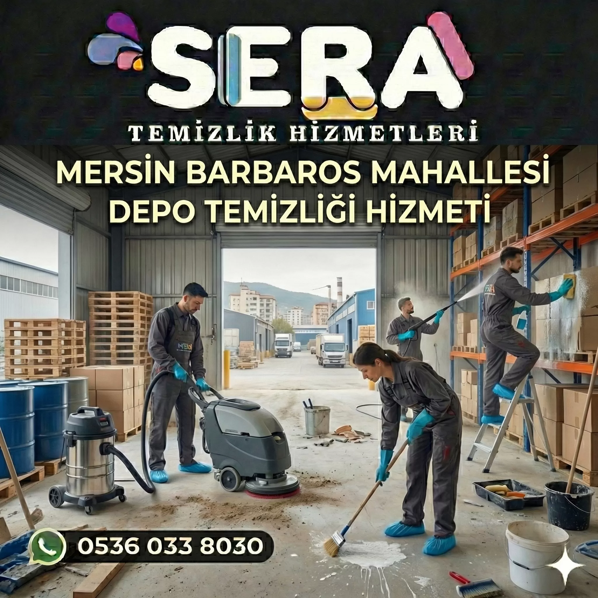 Mersin Barbaros Mahallesi Depo Temizliği