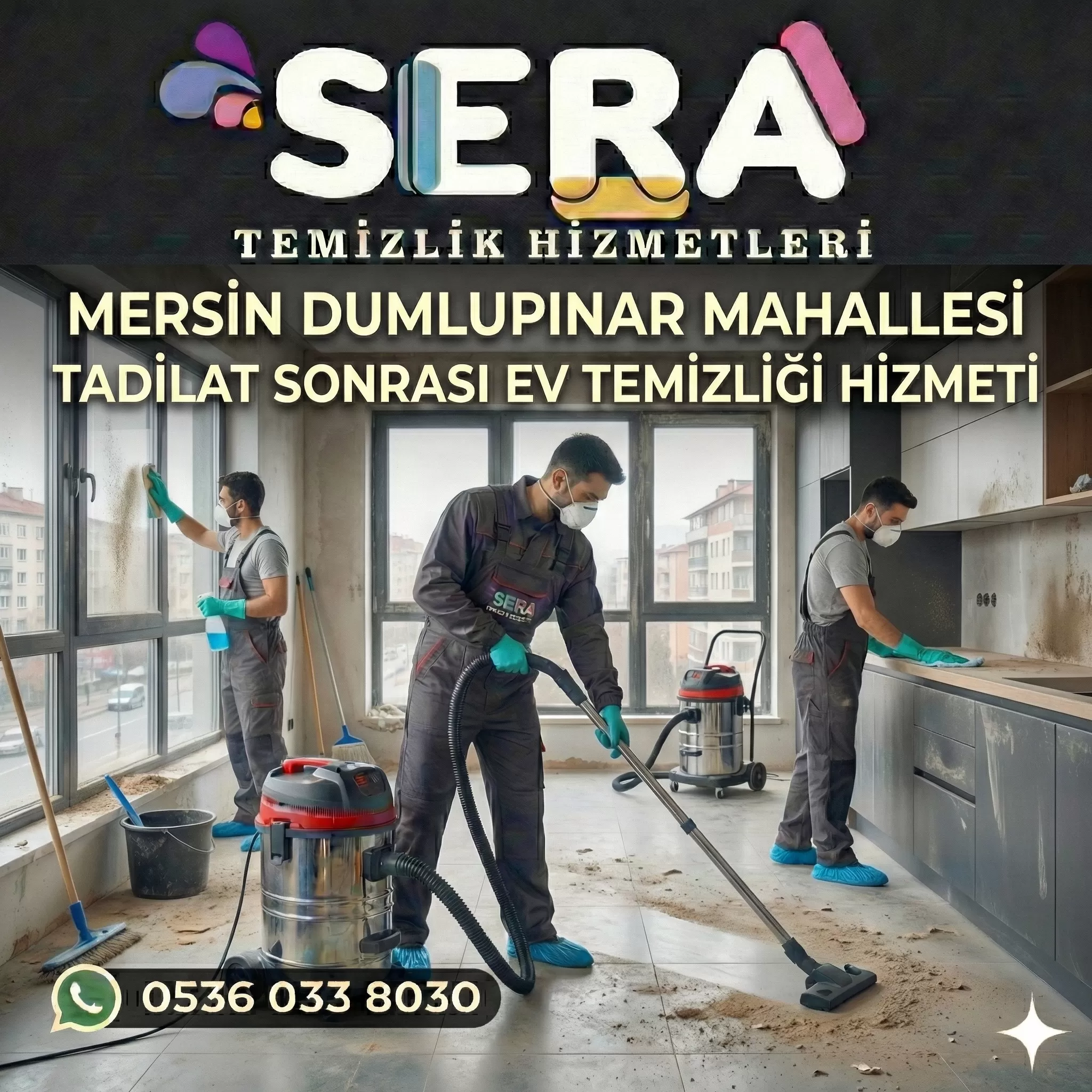 Mersin Dumlupınar Mahallesi Tadilat Sonrası Temizlik