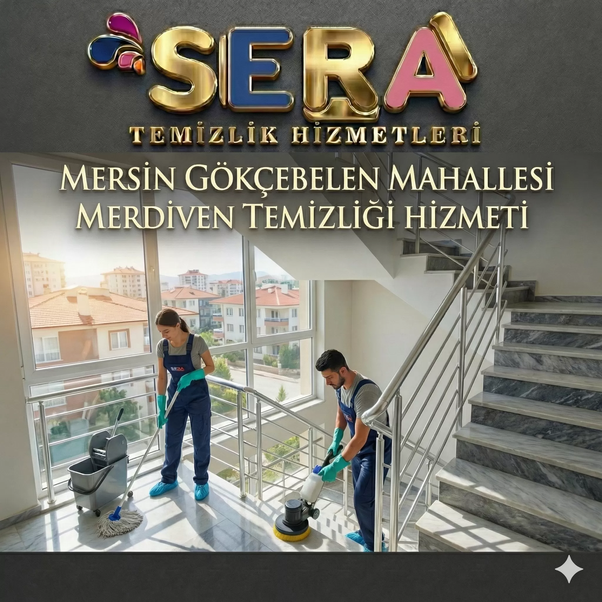 Mersin Gökçebelen Mahallesi Merdiven Temizliği