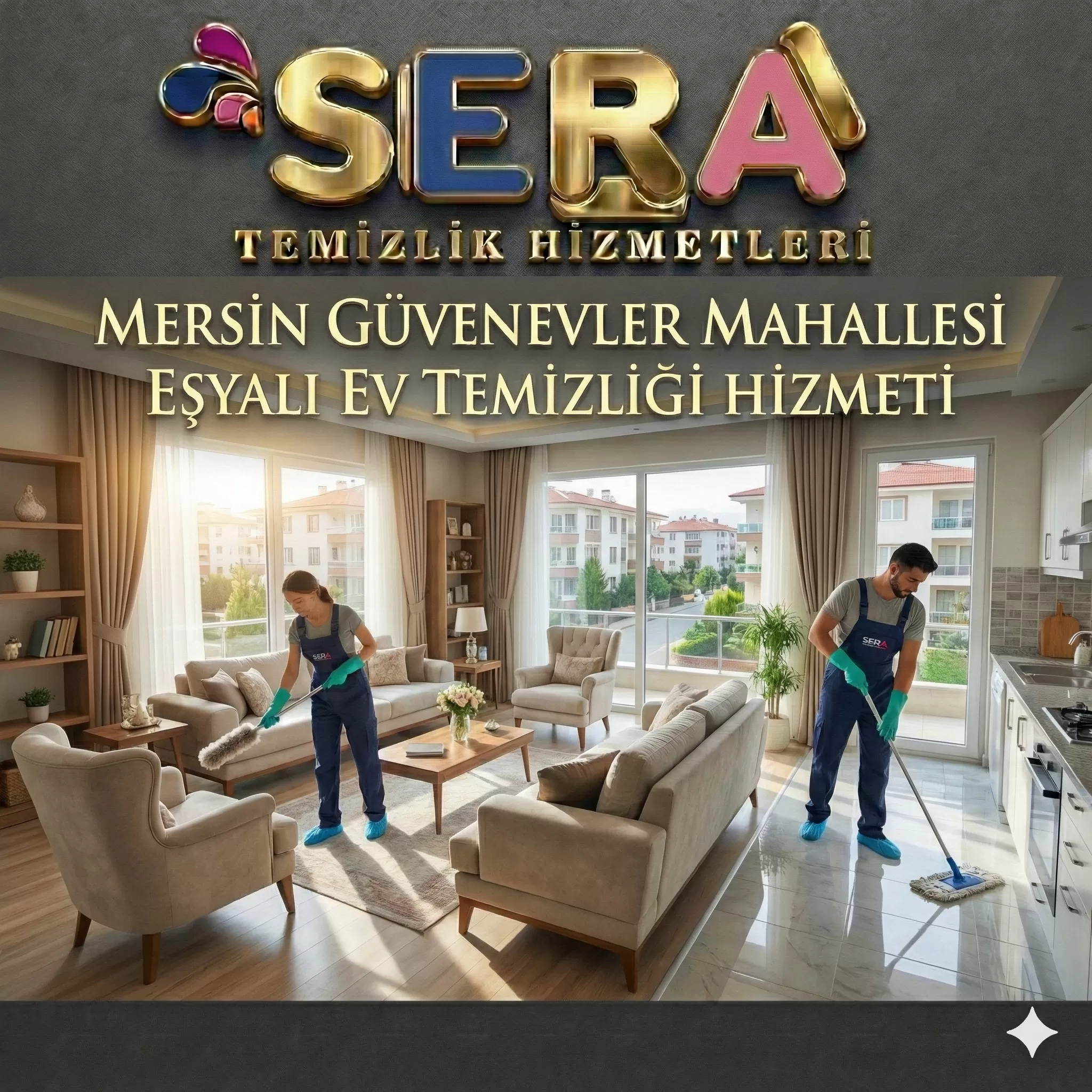 Mersin Güvenevler Mahallesi Eşyalı Ev Temizliği