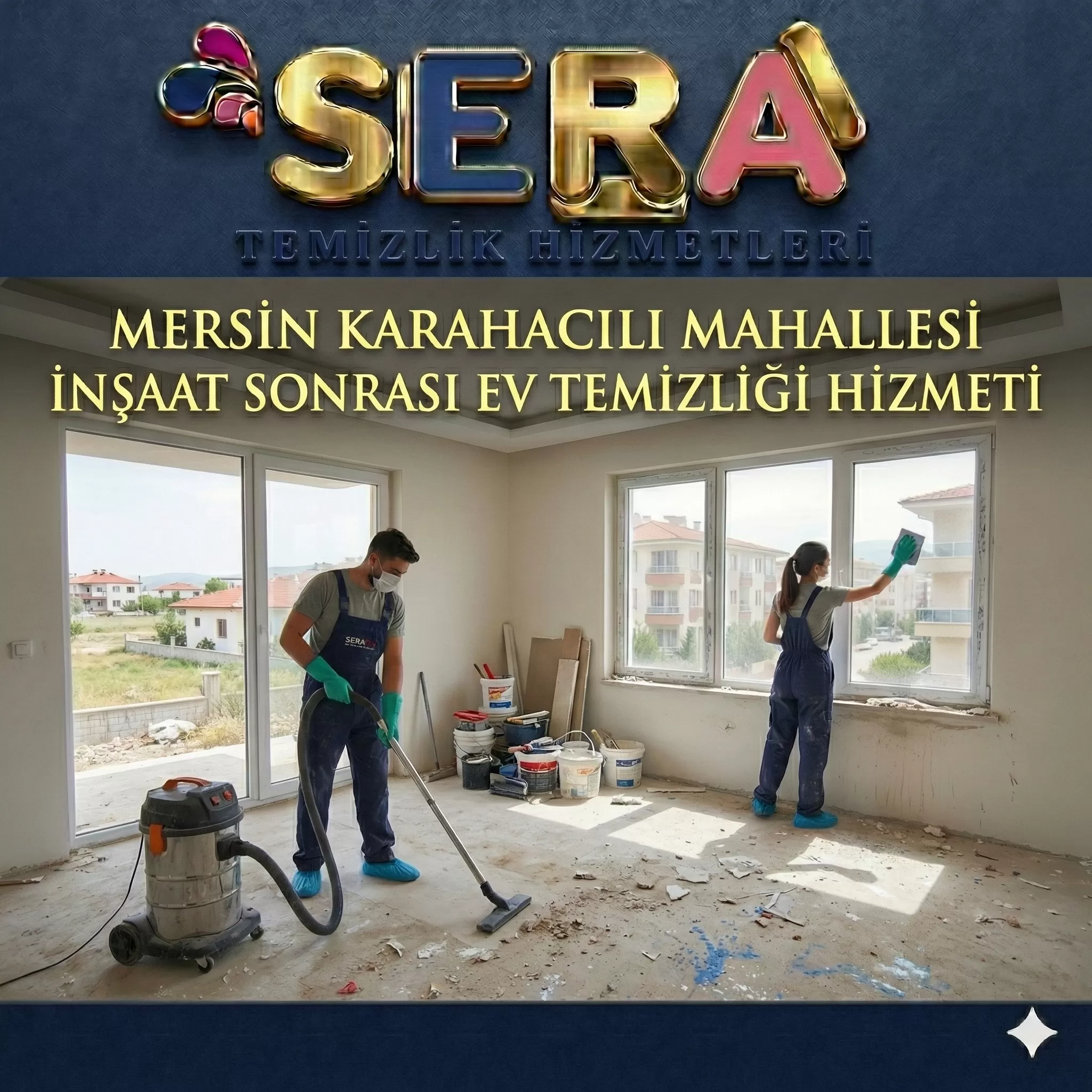 Mersin Karahacılı Mahallesi İnşaat Sonrası Ev Temizliği