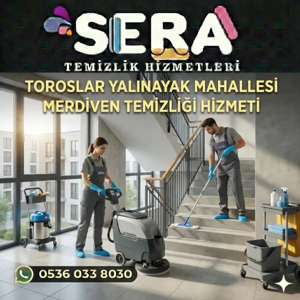 Mersin Toroslar Yalınayak Mahallesi Merdiven Temizliği Hizmeti